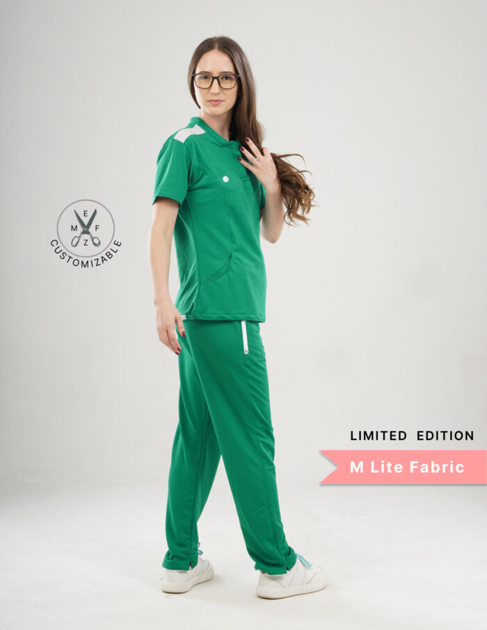 Customizable TECTOGREEN LIMITED EDITION - M Lite Fabric / Mandarin / Straight Pant / 2 way Stretch(FemaleFullset) MKZ28 - Image 5