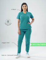 Customizable AQUABLAZE - Ultra Lite Fabric / V Neck / Jogger Pant / 2 way Stretch(FemaleFullset) MKZ67 - Image 2