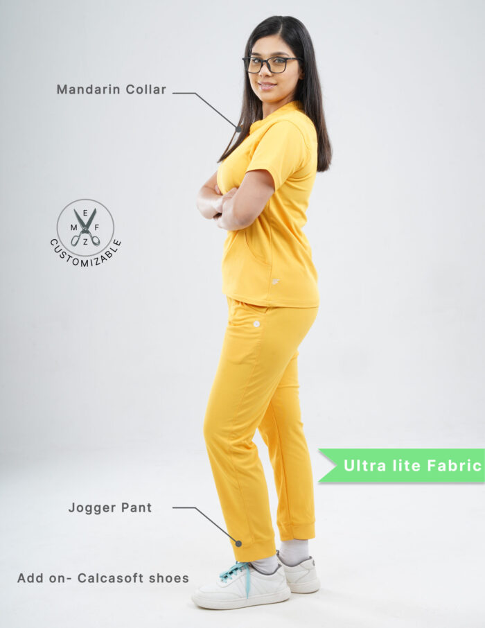 Customizable YEL LOVE - Ultra Lite Fabric / Mandarin / Jogger Pant / 2 way Stretch(FemaleFullset) MKZ107 - Image 2