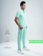 Customizable FROSTED MINT - Ultra Lite Fabric / Mandarin / Jogger Pant / 2 way Stretch(MaleFullset) MKZ246 - Image 3