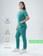 Customizable AQUABLAZE - Ultra Lite Fabric / V Neck / Jogger Pant / 2 way Stretch(FemaleFullset) MKZ67 - Image 3