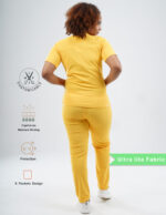 SPORTS YEL LOVE - Ultra Lite Fabric / V Neck / Straight Pant / 2 way Stretch(FemaleFullset) MKZ104CRI - Image 3