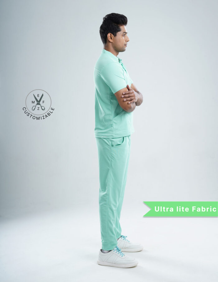Customizable FROSTED MINT - Ultra Lite Fabric / Mandarin / Jogger Pant / 2 way Stretch(MaleFullset) MKZ246 - Image 5