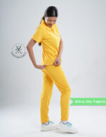 SPORTS YEL LOVE - Ultra Lite Fabric / Polo Collar / Straight Pant / 2 way Stretch(FemaleFullset) MKZ112CRI - Image 5