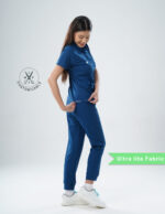 Customizable COSMIC BLUE - Ultra Lite Fabric / Mandarin / Jogger Pant / 2 way Stretch(FemaleFullset) MKZ59 - Image 5