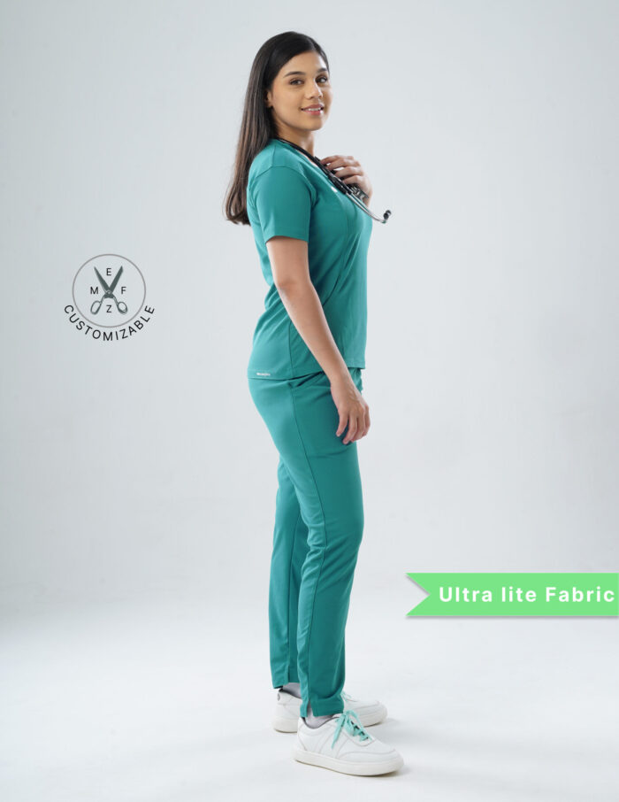Customizable AQUABLAZE - Ultra Lite Fabric / V Neck / Straight Pant / 2 way Stretch(FemaleFullset) MKZ68 - Image 5
