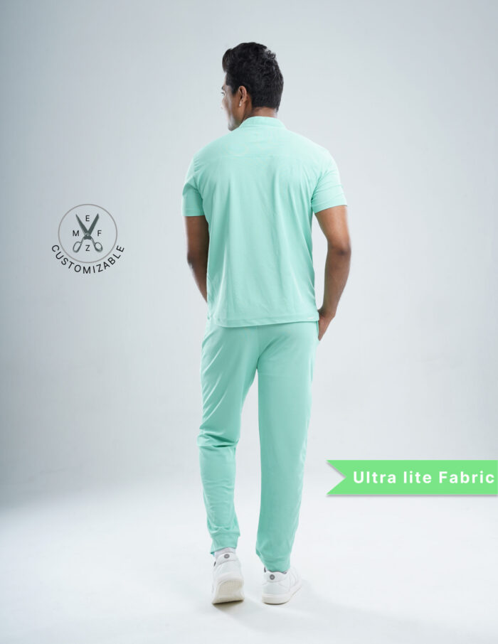 Customizable FROSTED MINT - Ultra Lite Fabric / Mandarin / Jogger Pant / 2 way Stretch(MaleFullset) MKZ246 - Image 4