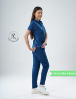 Customizable COSMIC BLUE - Ultra Lite Fabric / Mandarin / Straight Pant / 2 way Stretch(FemaleFullset) MKZ60 - Image 4