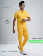 Customizable YEL LOVE LIMITED EDITION - Ultra Lite Fabric / Polo Collar / Straight Pant / 2 way Stretch(MaleFullset) MKZ241 - Image 2