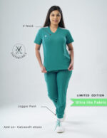 Customizable AQUABLAZE LIMITED EDITION - Ultra Lite Fabric / V Neck / Jogger Pant / 2 way Stretch(FemaleFullset) MKZ69 - Image 2