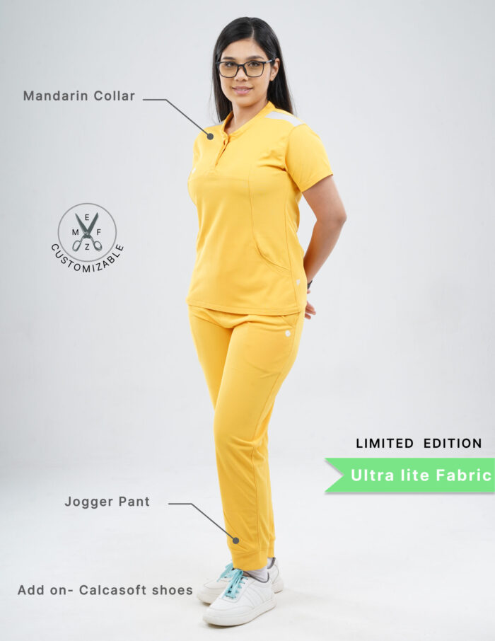 Customizable YEL LOVE LIMITED EDITION - Ultra Lite Fabric / Mandarin / Jogger Pant / 2 way Stretch(FemaleFullset) MKZ109 - Image 2