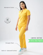 Customizable YEL LOVE LIMITED EDITION - Ultra Lite Fabric / Mandarin / Straight Pant / 2 way Stretch(FemaleFullset) MKZ110 - Image 2