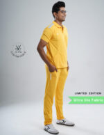 Customizable YEL LOVE LIMITED EDITION - Ultra Lite Fabric / Polo Collar / Straight Pant / 2 way Stretch(MaleFullset) MKZ241 - Image 6