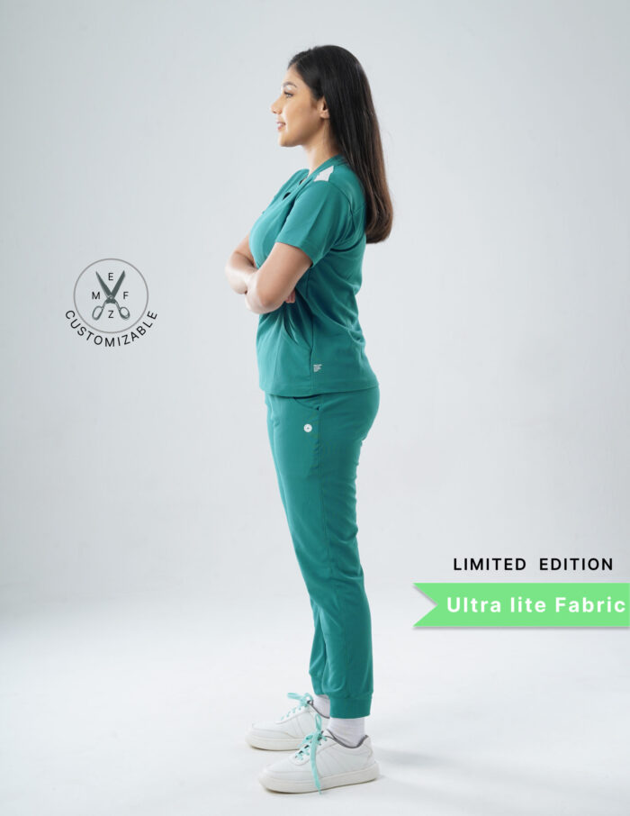 Customizable AQUABLAZE LIMITED EDITION - Ultra Lite Fabric / V Neck / Jogger Pant / 2 way Stretch(FemaleFullset) MKZ69 - Image 5