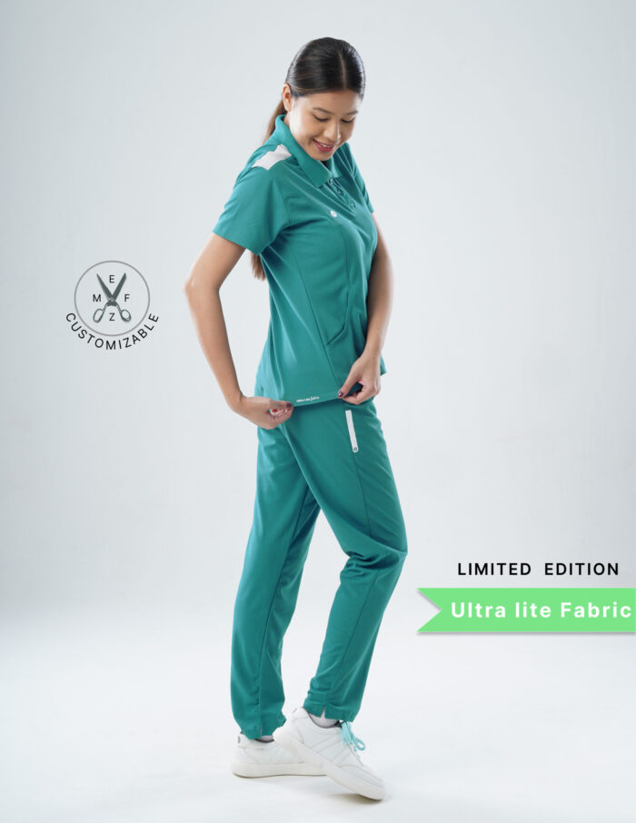 Customizable AQUABLAZE LIMITED EDITION - Ultra Lite Fabric / Polo Collar / Straight Pant / 2 way Stretch(FemaleFullset) MKZ78 - Image 5