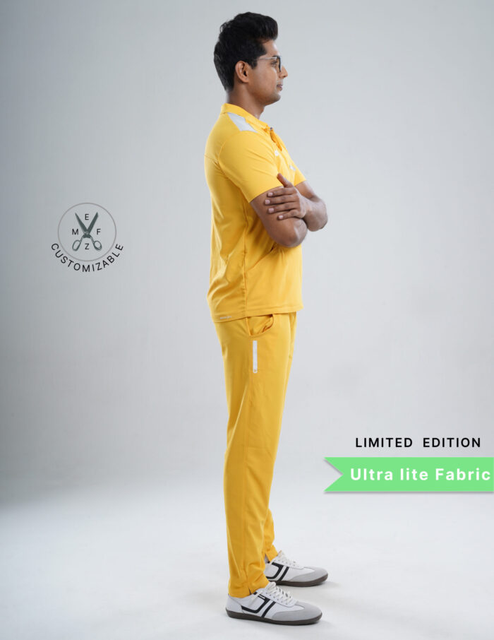 Customizable YEL LOVE LIMITED EDITION - Ultra Lite Fabric / Polo Collar / Straight Pant / 2 way Stretch(MaleFullset) MKZ241 - Image 5