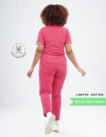 Customizable MELANGE PINK LIMITED EDITION - Ultra Lite Fabric / Mandarin / Jogger Pant / 2 way Stretch(FemaleFullset) MKZ85 - Image 4