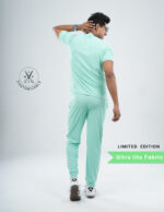 Customizable FROSTED MINT LIMITED EDITION - Ultra Lite Fabric / V Neck / Jogger Pant / 2 way Stretch(MaleFullset) MKZ244 - Image 3