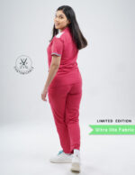 Customizable MELANGE PINK LIMITED EDITION - Ultra Lite Fabric / Polo Collar / Jogger Pant / 2 way Stretch(FemaleFullset) MKZ89 - Image 4