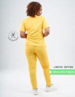 SPORTS YEL LOVE LIMITED EDITION - Ultra Lite Fabric / V Neck / Straight Pant / 2 way Stretch(FemaleFullset) MKZ106CRI - Image 4