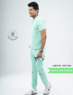 Customizable FROSTED MINT LIMITED EDITION - Ultra Lite Fabric / Mandarin / Jogger Pant / 2 way Stretch(MaleFullset) MKZ248 - Image 3