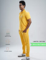 Customizable YEL LOVE LIMITED EDITION - Ultra Lite Fabric / Polo Collar / Straight Pant / 2 way Stretch(MaleFullset) MKZ241 - Image 3