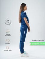 Customizable COSMIC BLUE LIMITED EDITION - Ultra Lite Fabric / Mandarin / Jogger Pant / 2 way Stretch(FemaleFullset) MKZ61 - Image 3
