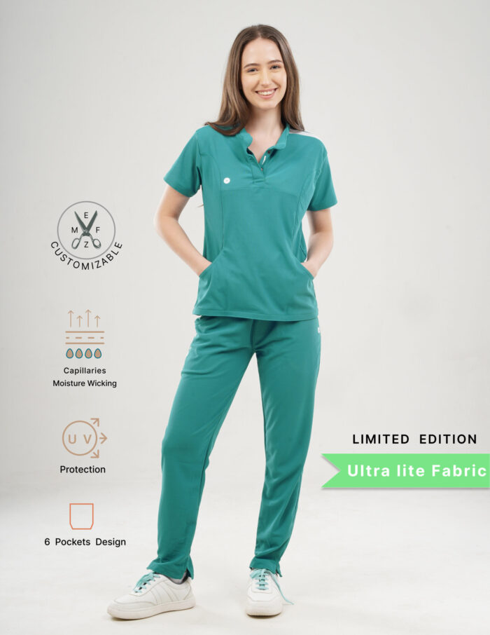 Customizable AQUABLAZE LIMITED EDTION - Ultra Lite Fabric / Mandarin / Straight Pant / 2 way Stretch(FemaleFullset) MKZ74 - Image 3