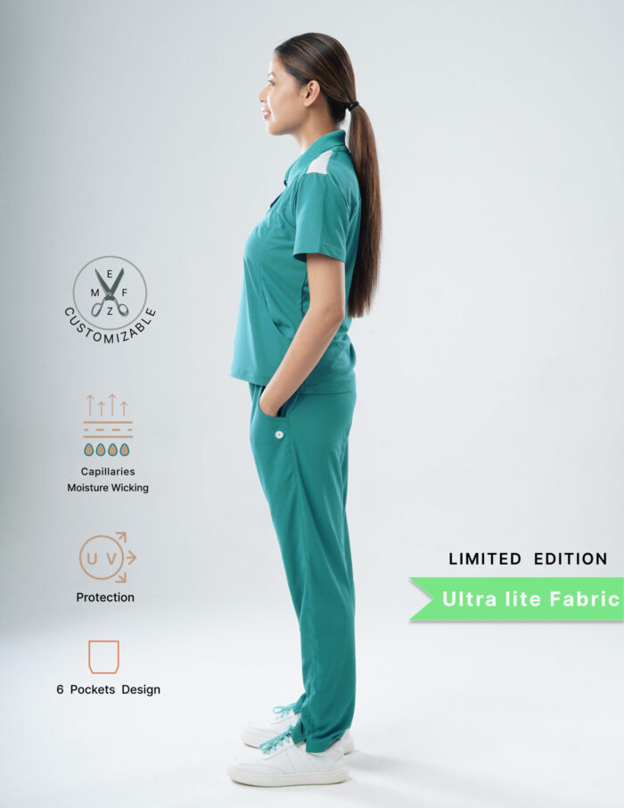 Customizable AQUABLAZE LIMITED EDITION - Ultra Lite Fabric / Polo Collar / Straight Pant / 2 way Stretch(FemaleFullset) MKZ78 - Image 3