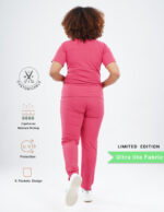 Customizable MELANGE PINK LIMITED EDITION - Ultra Lite Fabric / Mandarin / Straight Pant / 2 way Stretch(FemaleFullset) MKZ86 - Image 3