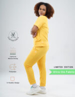 Customizable YEL LOVE LIMITED EDITION - Ultra Lite Fabric / V Neck / Jogger Pant / 2 way Stretch(FemaleFullset) MKZ105 - Image 3