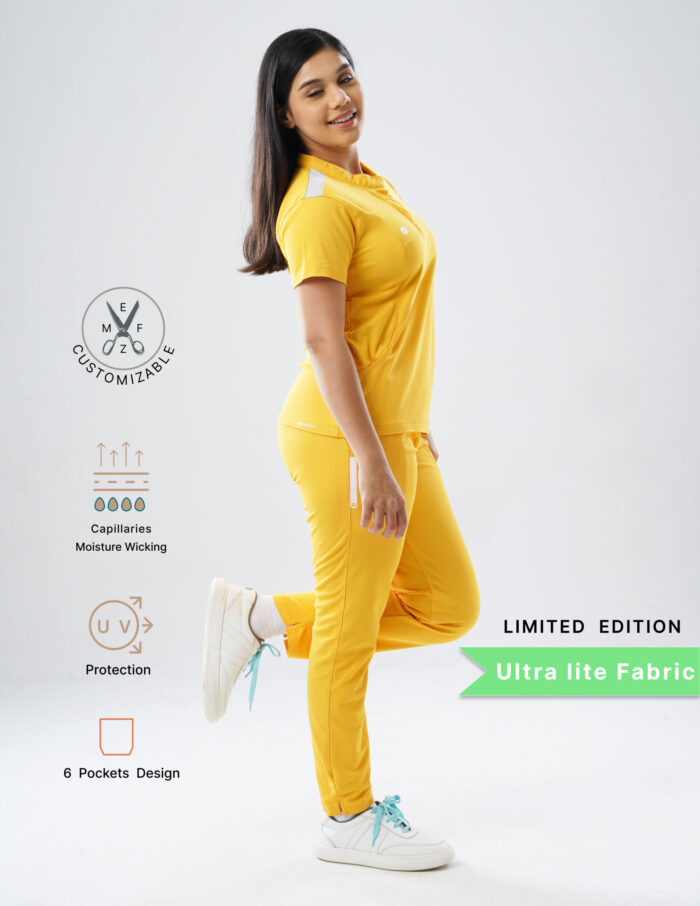 Customizable YEL LOVE LIMITED EDITION - Ultra Lite Fabric / Mandarin / Straight Pant / 2 way Stretch(FemaleFullset) MKZ110 - Image 3