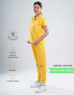 Customizable YEL LOVE LIMITED EDITION - Ultra Lite Fabric / Polo Collar / Jogger Pant / 2 way Stretch(FemaleFullset) MKZ113 - Image 3