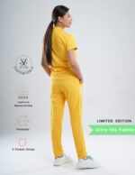 Customizable YEL LOVE LIMITED EDITION - Ultra Lite Fabric / Polo Collar / Straight Pant / 2 way Stretch(FemaleFullset) MKZ114 - Image 3