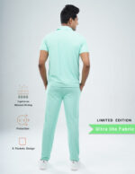 Customizable FROSTED MINT LIMITED EDITION - Ultra Lite Fabric / Polo Collar / Straight Pant / 2 way Stretch(MaleFullset) MKZ253 - Image 3