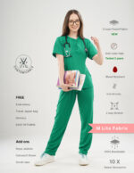 Customizable TECTOGREEN - M Lite Fabric / Mandarin / Straight Pant / 2 way Stretch(FemaleFullset) MKZ26