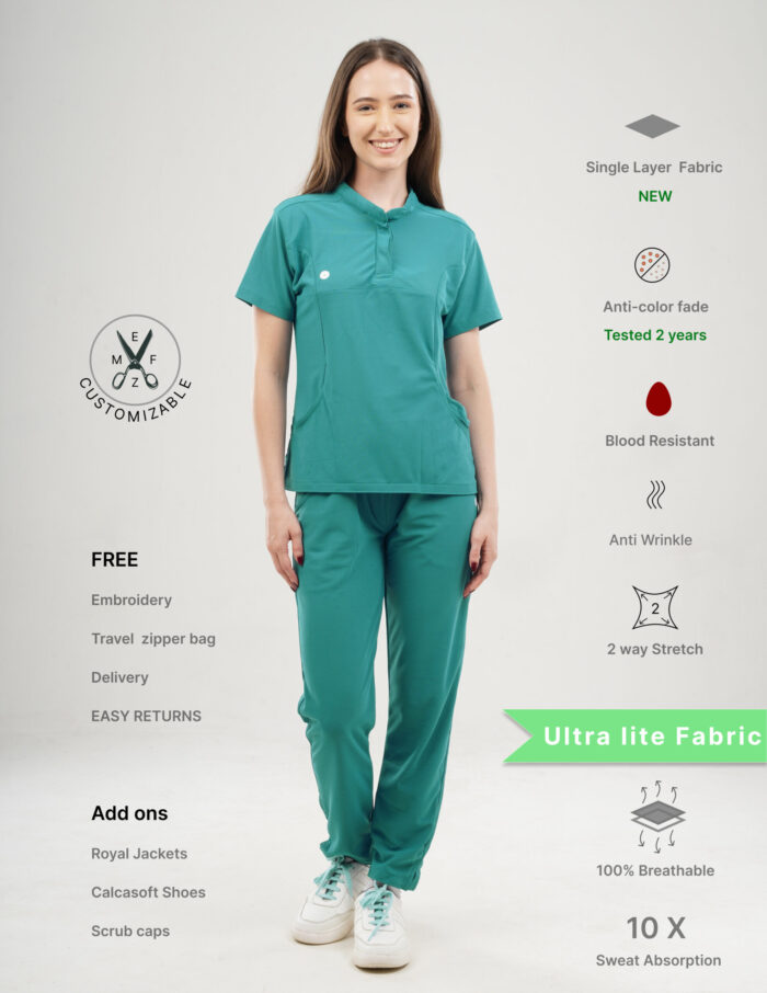 Customizable AQUABLAZE - Ultra Lite Fabric / Mandarin / Straight Pant / 2 way Stretch(FemaleFullset) MKZ72 - Image 1