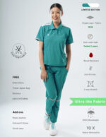 Customizable AQUABLAZE LIMITED EDITION - Ultra Lite Fabric / Polo Collar / Jogger Pant / 2 way Stretch(FemaleFullset) MKZ77