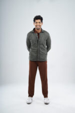 ROYAL JACKETS - VELVET OLIVE / MALE - 6 POCKETS MKZ262 - Image 2