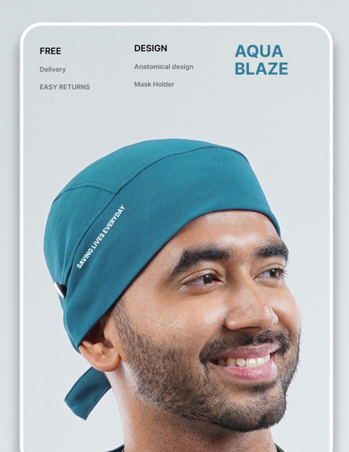 AQUABLAZE SCRUB CAP  - Ultra Lite Fabric MKZ276 - Image 1