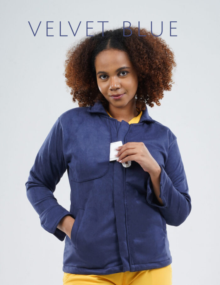 ROYAL JACKETS - VELVET BLUE / FEMALE - 5 POCKETS MKZ258 - Image 1