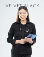 ROYAL JACKETS - VELVET BLACK / FEMALE - 5 POCKETS MKZ259