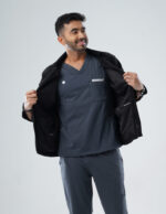 ROYAL JACKETS - VELVET BLACK / MALE - 6 POCKETS MKZ260 - Image 4